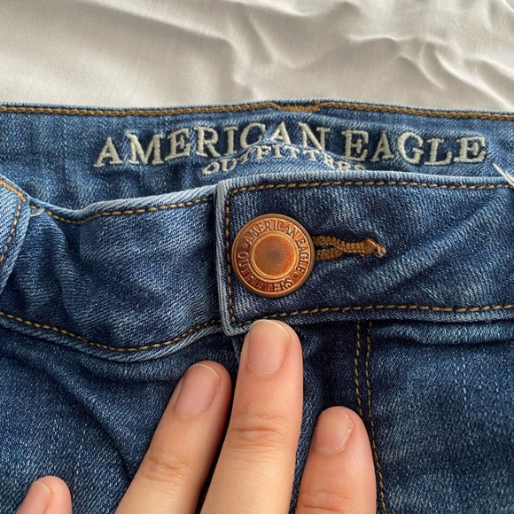 Womens American Eagle Outfitters Blue Boot Cut Jeans - Picture 3 of 13